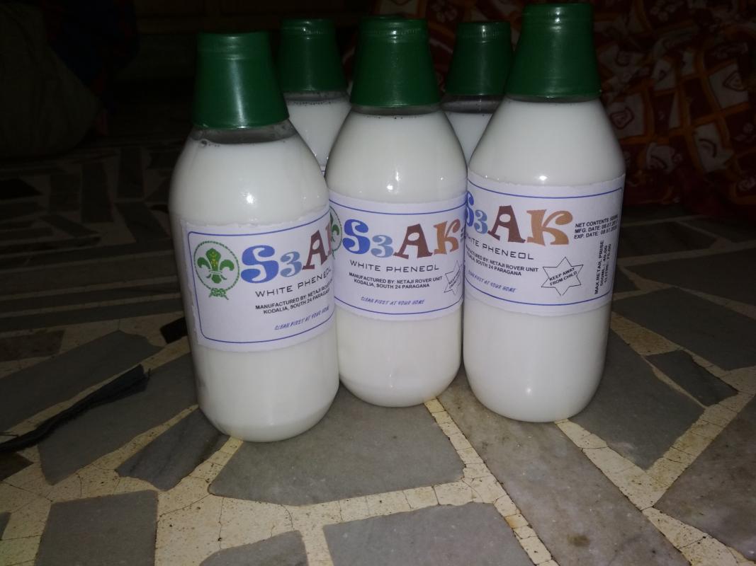  NETAJI SCOUTS AND GUIDES GROUP'S Rovers & DOC(G-s24pgs) start a PHENEOL Business.