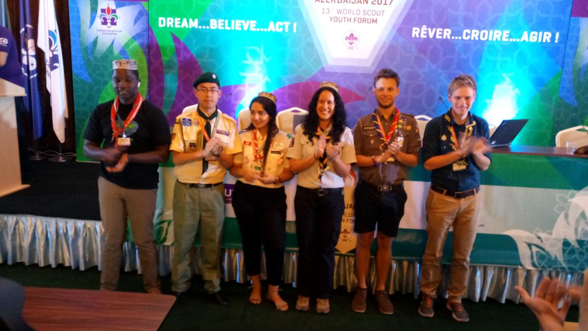 2017 - 2020 World Scout Youth Advisors Elected