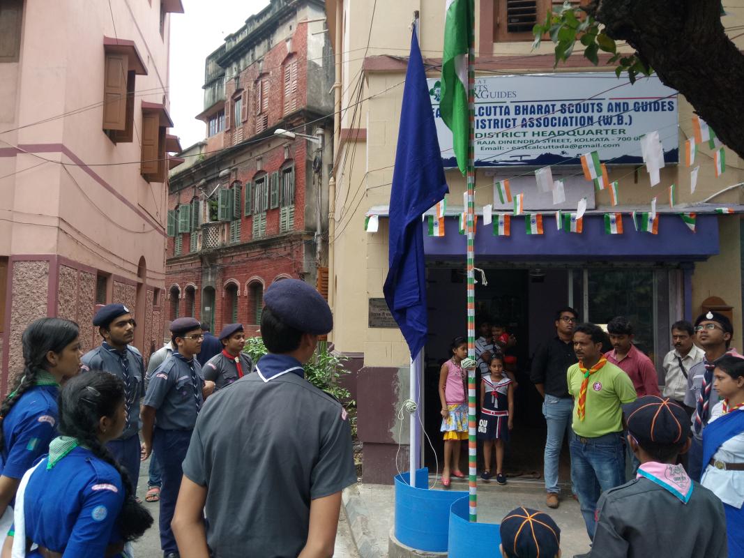 Celebrating the 71th Independence Day and 110th years of Scouting 