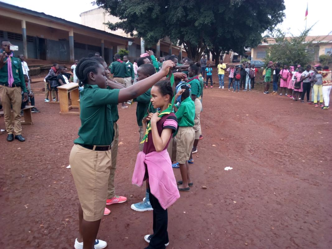 Rentrée solennelle District scout du Mfoundi Ouest Ydé- Cameroun