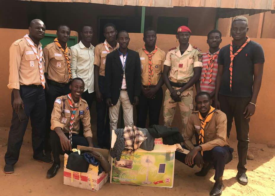 DONATION AND SENSIBILIZATION ON PEACE AND HEALTHY LIFE AT THE CIVIL PRISON, BY THE DIALOG AND DIVERSITY-INCLUSION PROGRAM OF NIGER SCOUTS