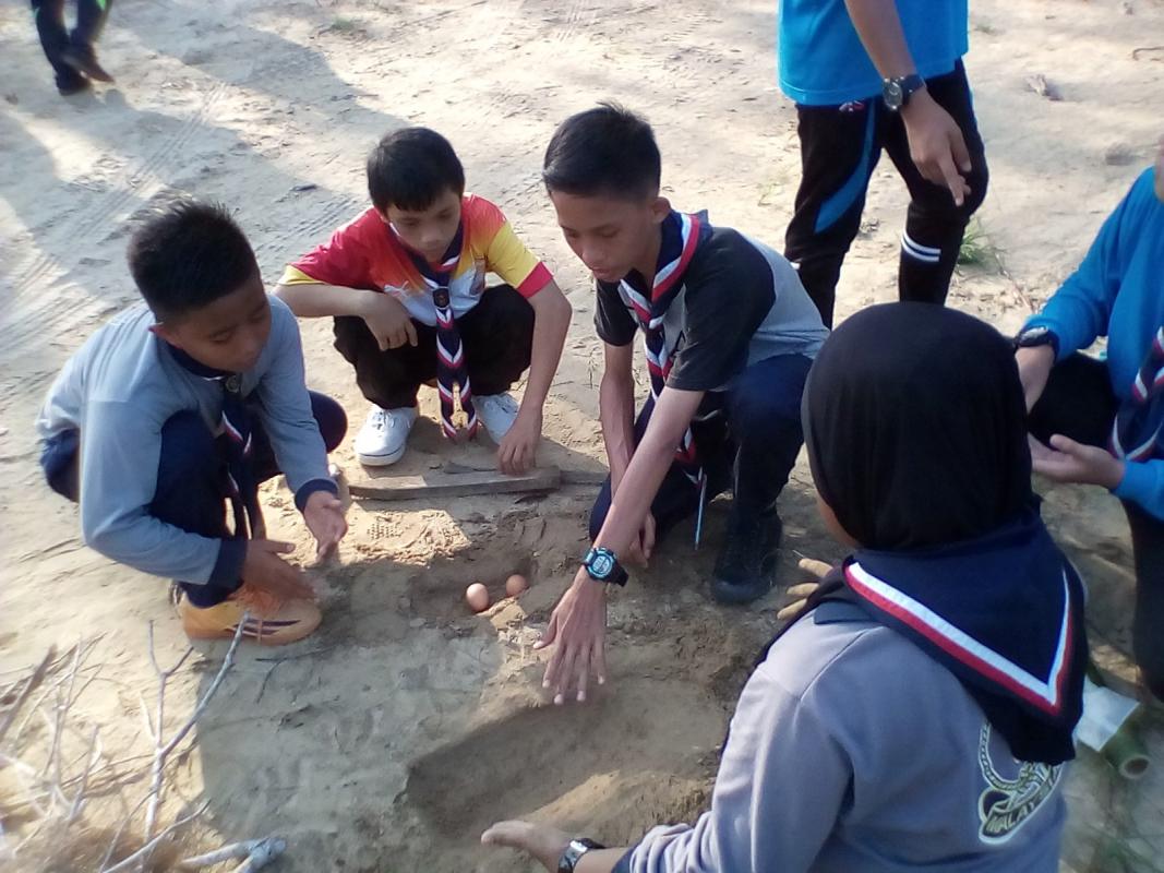 kursus ketua patrol di Desa Tunas Hijau, WP Labuan