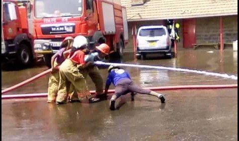 FIRE AND DISASTER MANAGEMENT TRAINING HELD AT FIRE AND DISASTER MANAGEMENT HEADQUARTER,WESTLANDS SUBCOUNTY,NAIROBI,KENYA