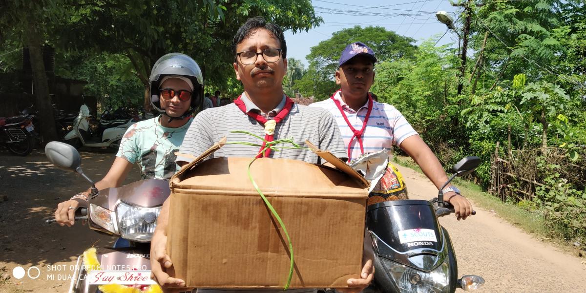 DONATION OF DRY FOODS AND SHARING HAPPINESS TO LEPROCY PATIENTS