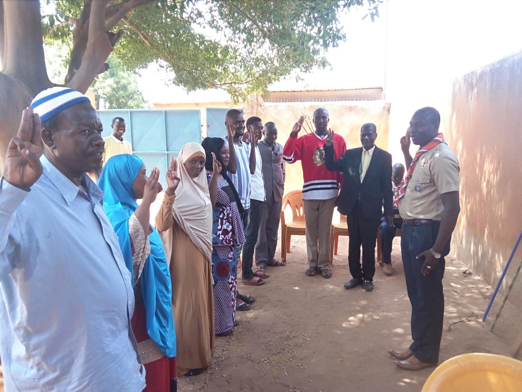 Formation du personnel de la Radio Scoute du Niger