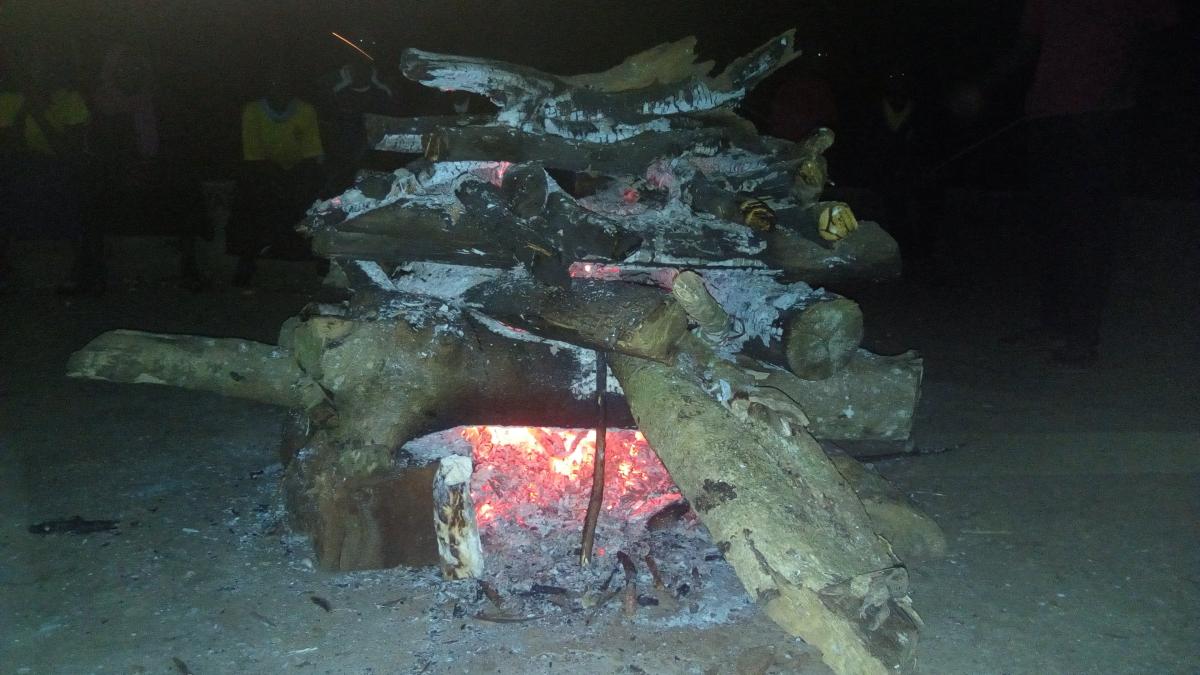 END YEAR KIBIBI SCOUTS TROOP CAMP FIRE