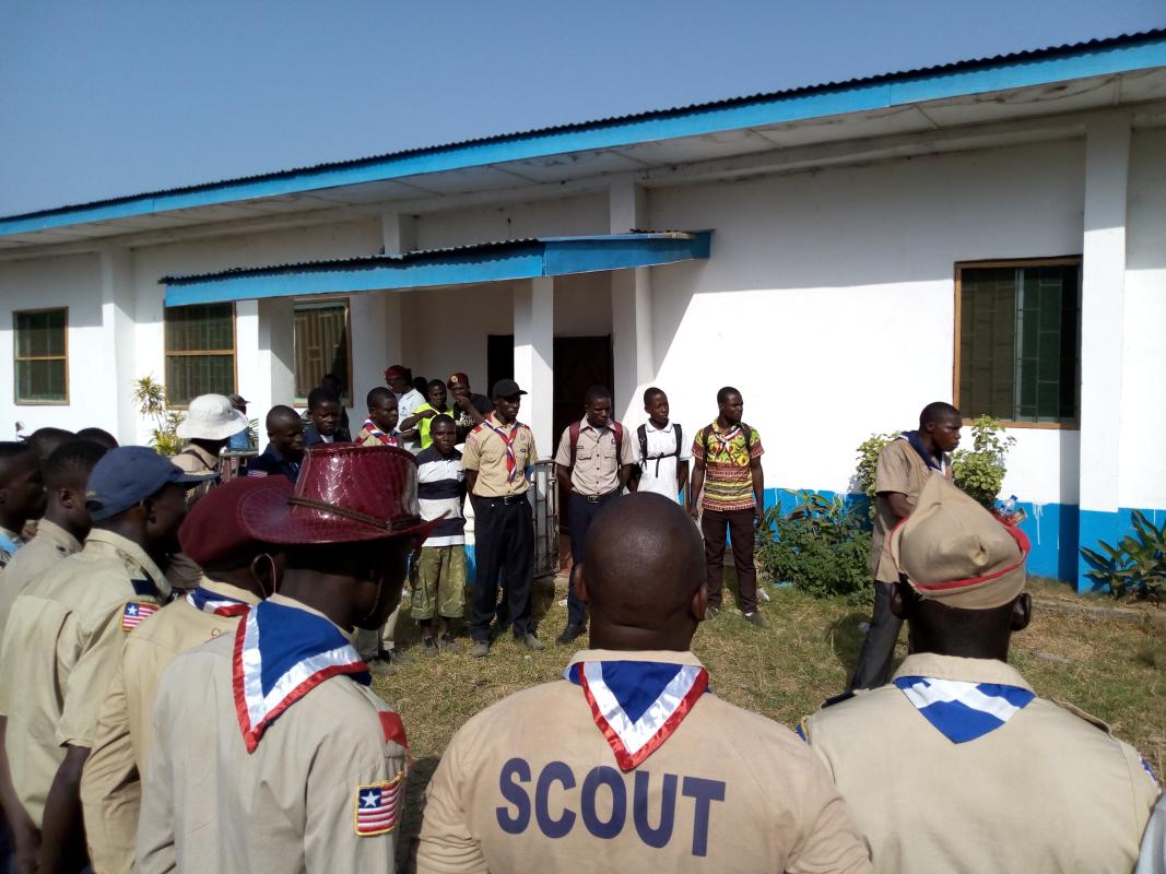 Liberia Scout Association celebrate the World Thinking Day.