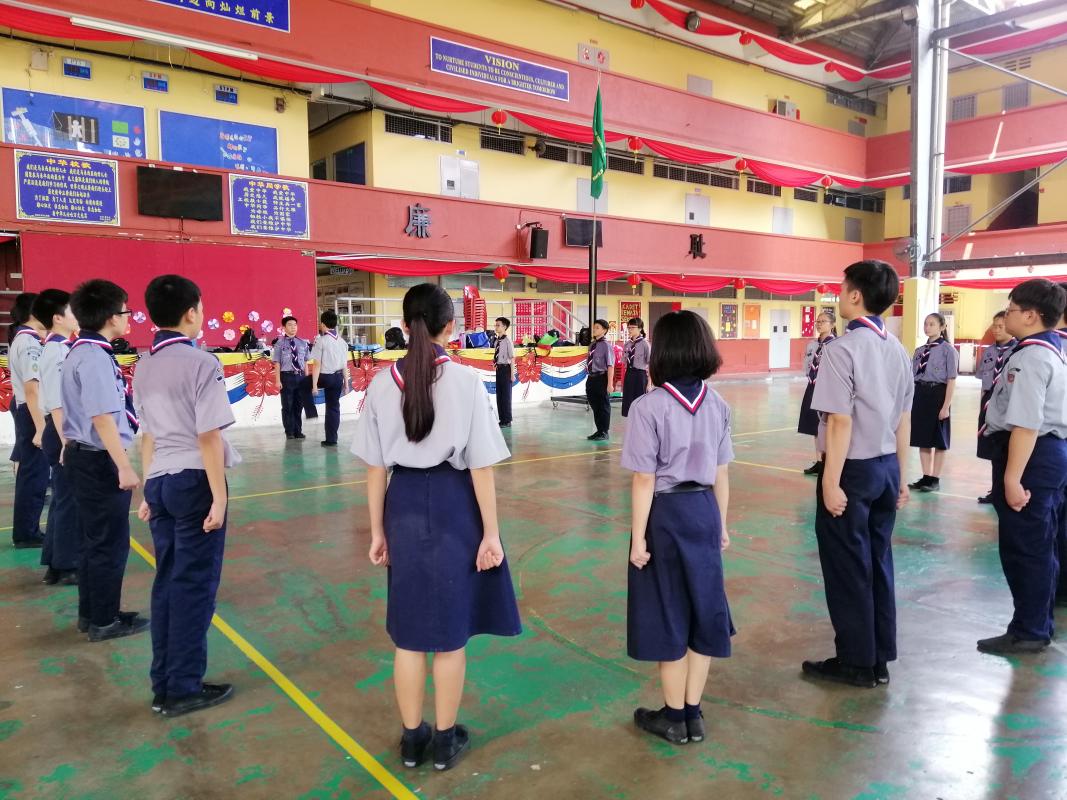 Malaysia scout first time training 