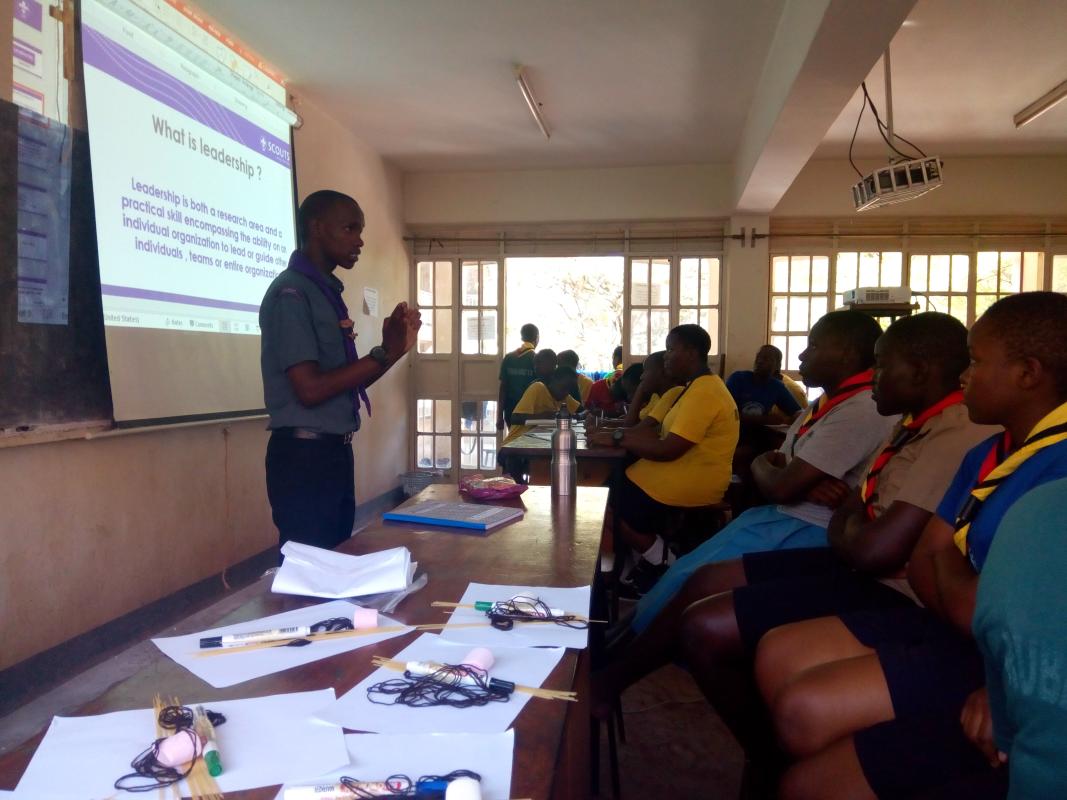 All Africa Scouts day Celebrations in Uganda at Rubaga girls school