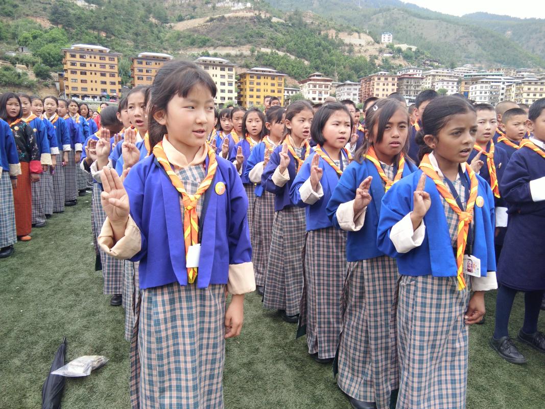 scarves investiture ceremony 