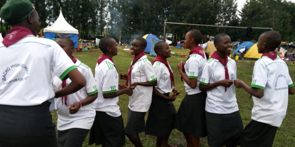 masaba south scouts of kisii in kenya tree planting