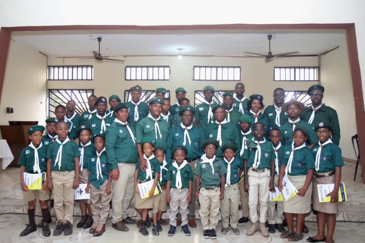 The investiture of Catholic Scouts and Patrons
