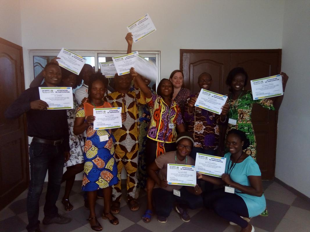 *Oxfam au Bénin* renforce les capacités des membres du *collectif Ça suffit au Bénin les VFFF