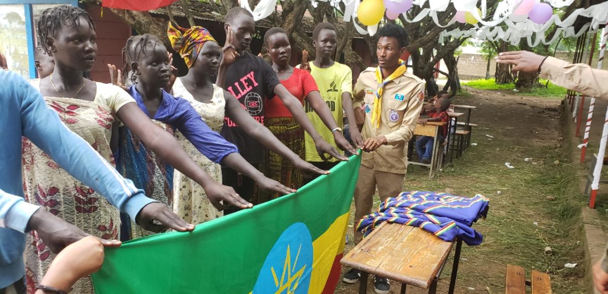 Gambella Scout Council has conducted Investiture ceremony for 49 Young Scouts, their first Youth Forum and their Annual General Assembly! 