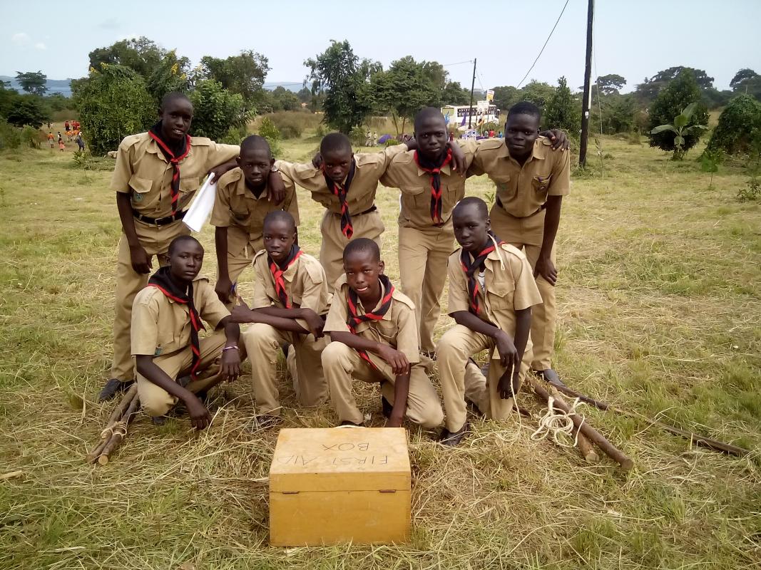 Soroti scouts participate in National Competition camp at kaazi