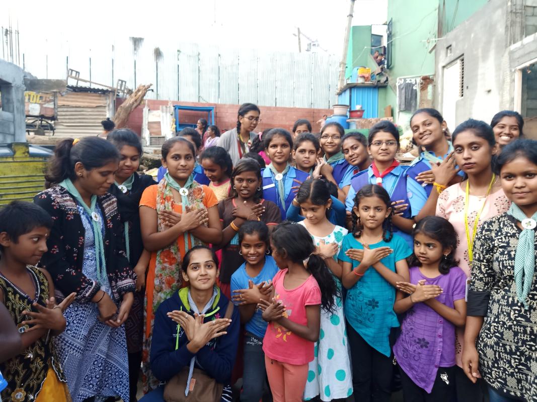 Organized sanitation promoter program on 10th October at RMC yard, Bangalore..Got a very good response from Local people for our work

