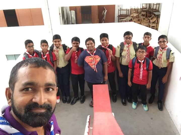 scouts scarf day celebration