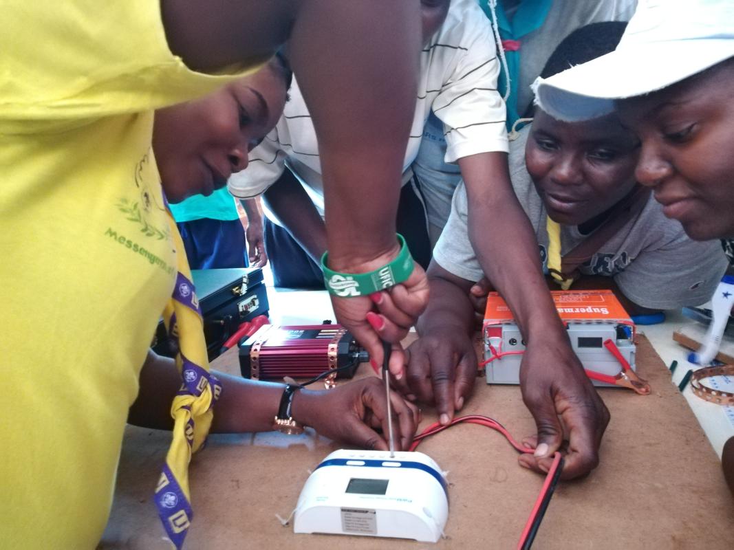 2nd Day 2 on Scouts Go Solar Training (Zimbabwe)