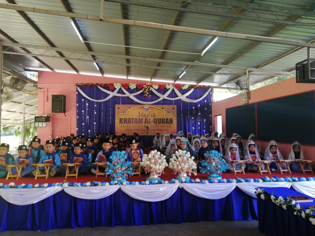 Ahli Pengakap Kumpulan 09, SK Muhibbah Sandakan Menyertai Majlis Khatam Al Quran