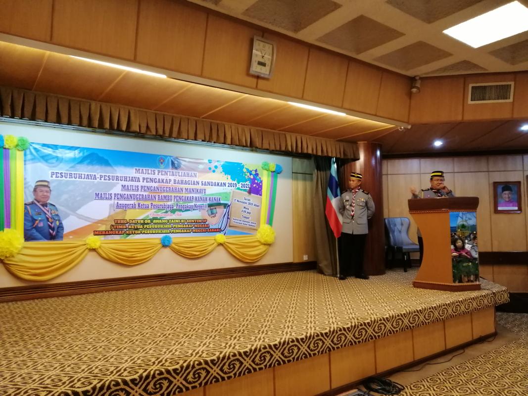 Majlis Pentauliahan Pesurujaya Pengakap Bahagian Sandakan 