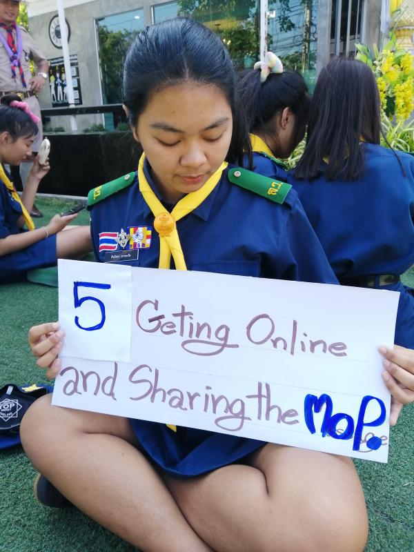 เข้าร่วมอบรมลูกเสือผู้นำสันติภาพ