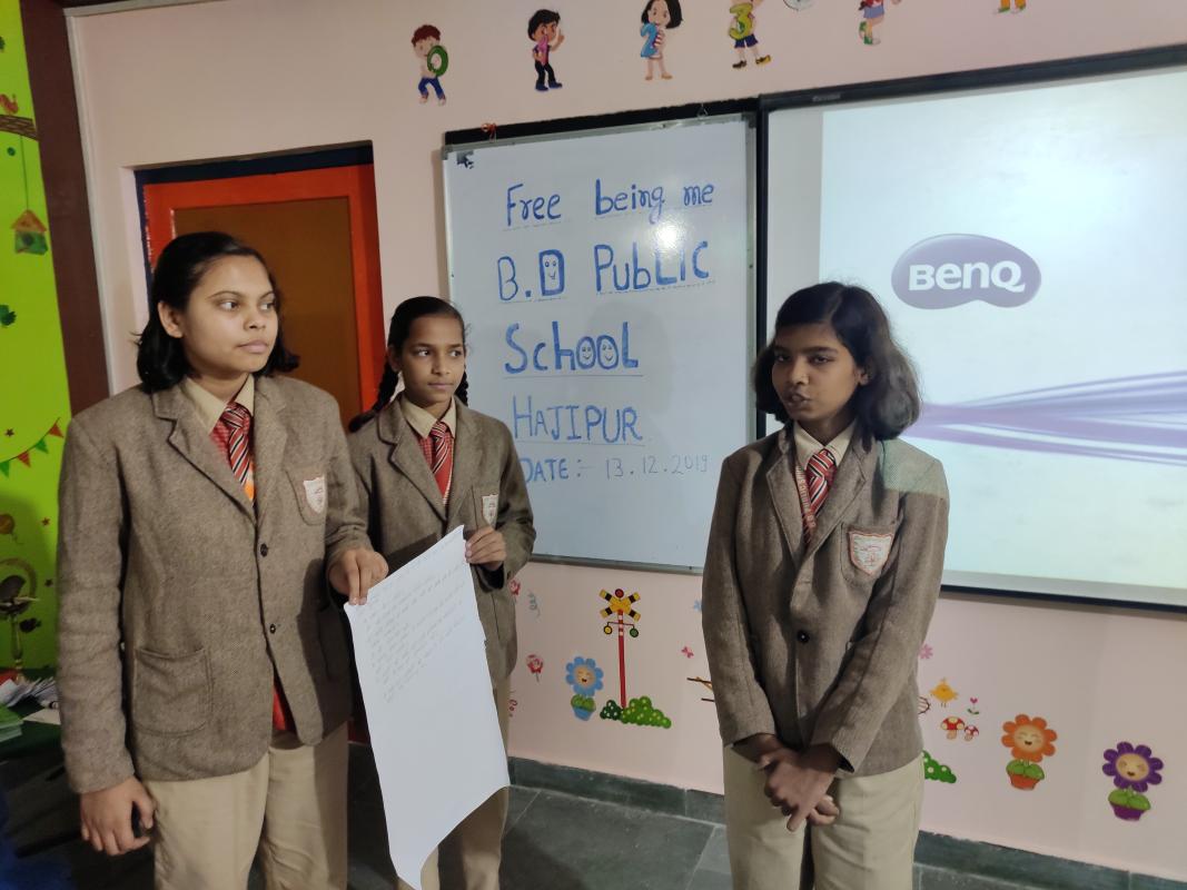 free being me वर्कशॉप