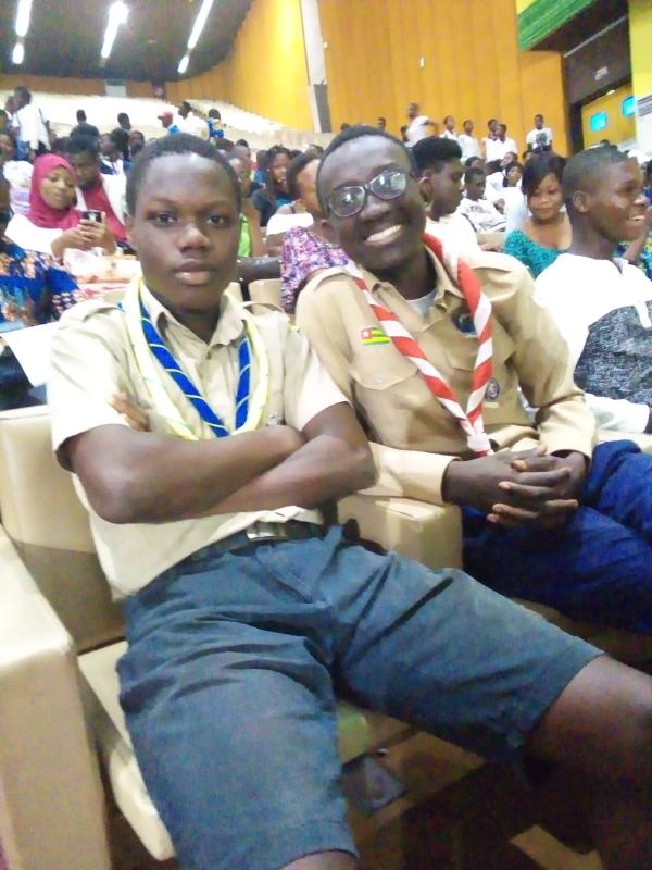 PARTICIPATION DES SCOUTS DU TOGO  FORUM DE LA JEUNESSE POUR LA PAIX 'violance option Zero"