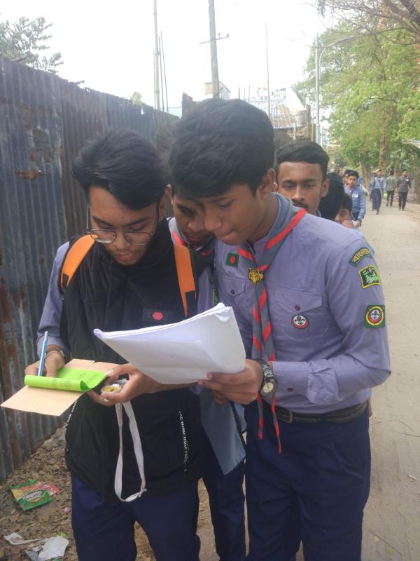 hicking on 3rd sub area camp2019