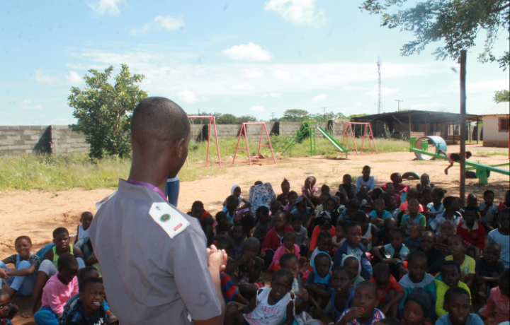 Francistown Scouts on Covid-19 campaign 