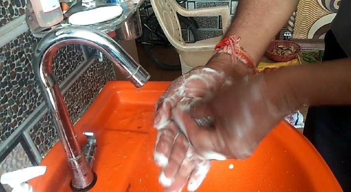 sankalp project (A) challenge Hand wash