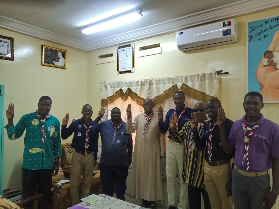 MISSION DU COMMISSARIAT NATIONAL DU SCOUTISME CATHOLIQUE  AU DIOCESE DE OUAHIGOUYA