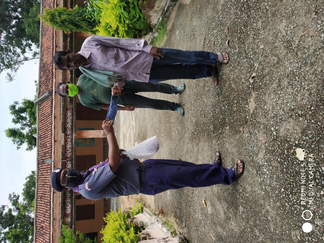 Covid19 Awareness program and Mask and Ration distribution