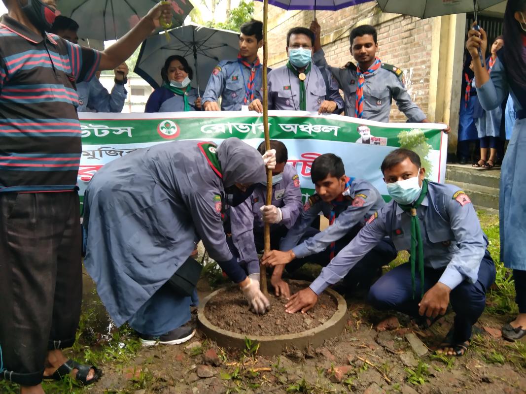 মুজিব শতবর্ষ উপলক্ষে বৃক্ষ রোপন অভিযান ২০২০
