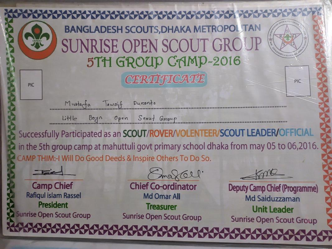 5th Sunrise Open Scout Group 