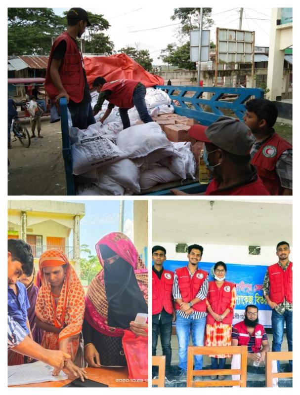 গ্রামীণফোনের সহযোগীতায় #নদী_ভাঙ্গন_এবং_বন্যার্তদের
মাঝে খাদ্য-প্যাকেট বিতরণ! 
