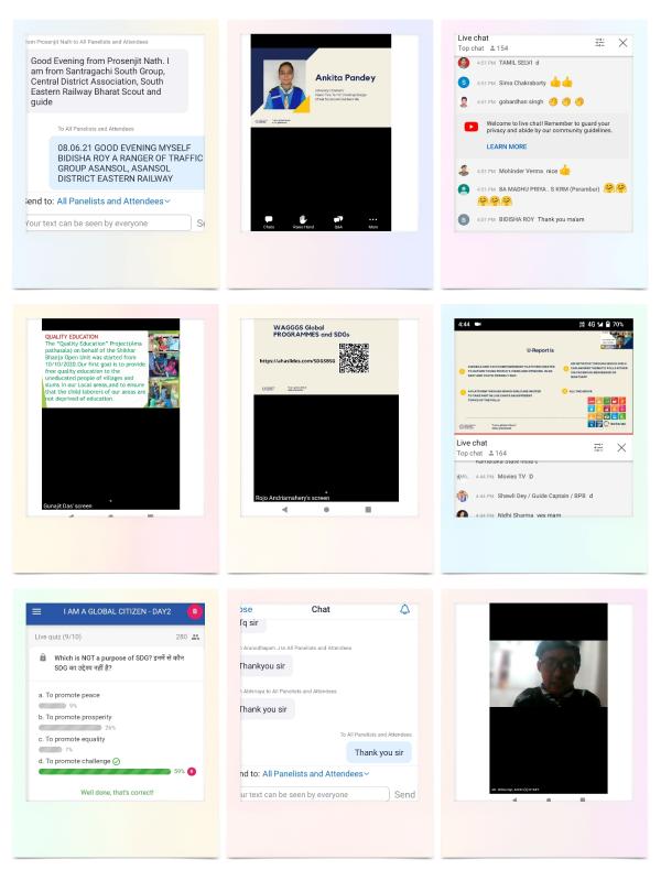 SDG - " I AM A GLOBAL CITIZEN " ZOOM WEBINAR 2ND DAY 08/06/2021