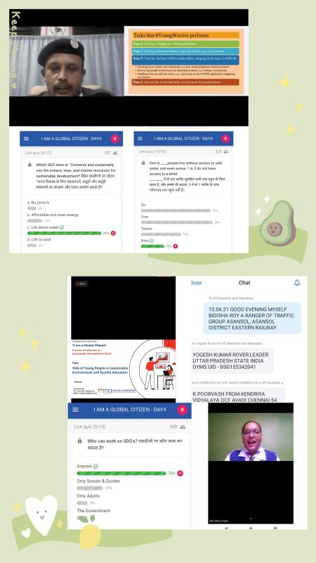 SDG - " I AM A GLOBAL CITIZEN " ZOOM WEBINAR 4TH DAY 10/06/2021