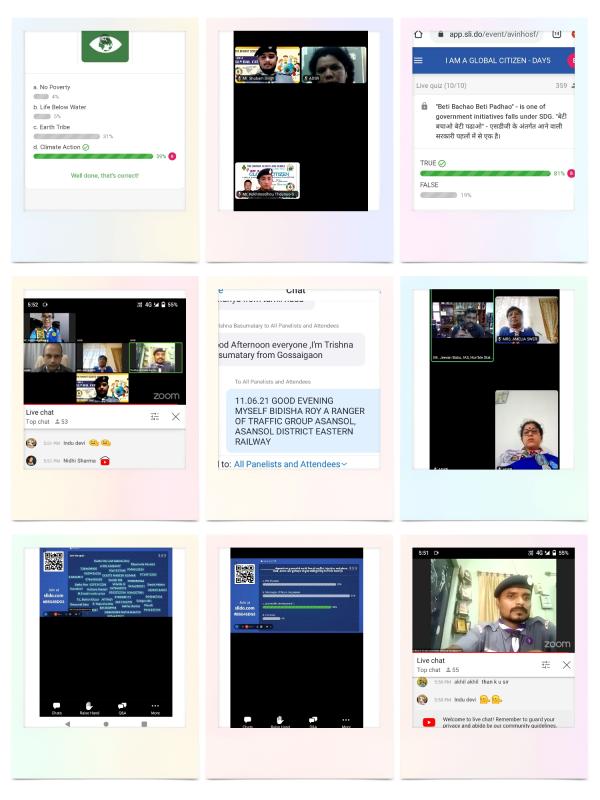 SDG - " I AM A GLOBAL CITIZEN " ZOOM WEBINAR 5TH DAY 11/06/2021