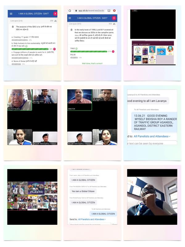 SDG - " I AM A GLOBAL CITIZEN " ZOOM WEBINAR ON 7TH DAY 13/06/2021