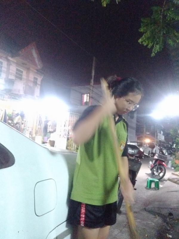 กวาดขยะ