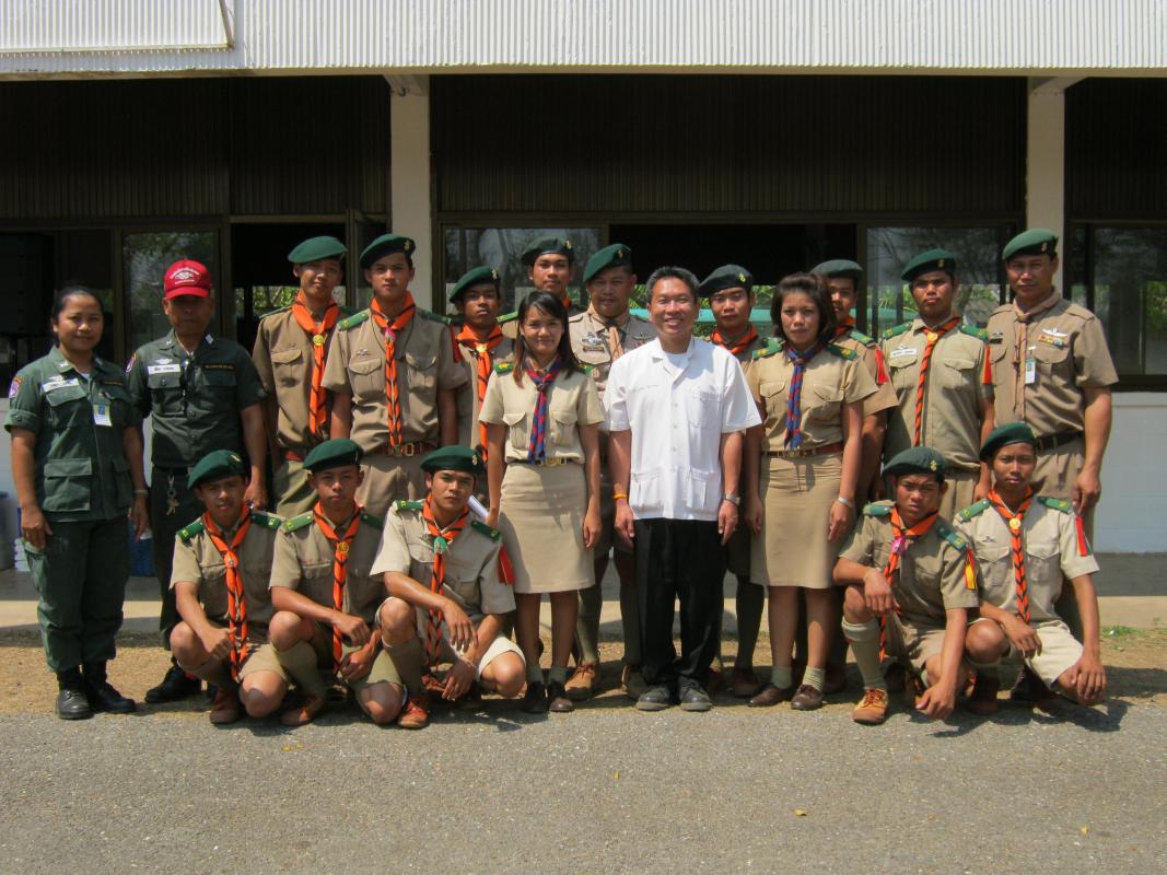 Nanny Rover  Scout camp activities  Udon Thani, Thailand 2013.
