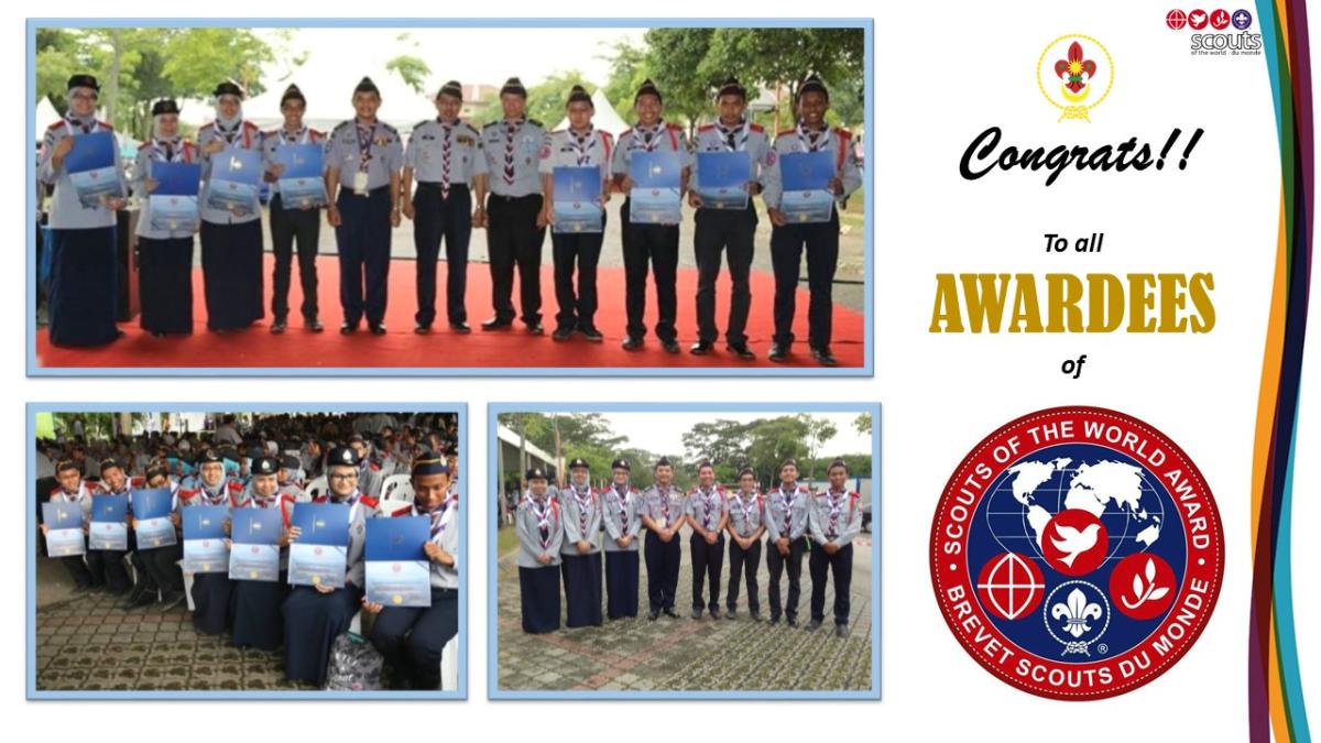 Marked and Historic Achievement: First Group of Malaysian Rovers Received Scout of the World Awards