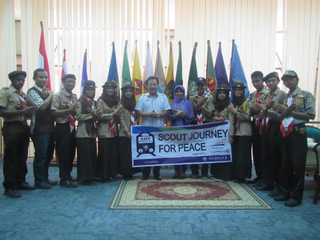 Scout Journey for Peace goes to Kwartir Nasional Gerakan Pramuka Indonesia