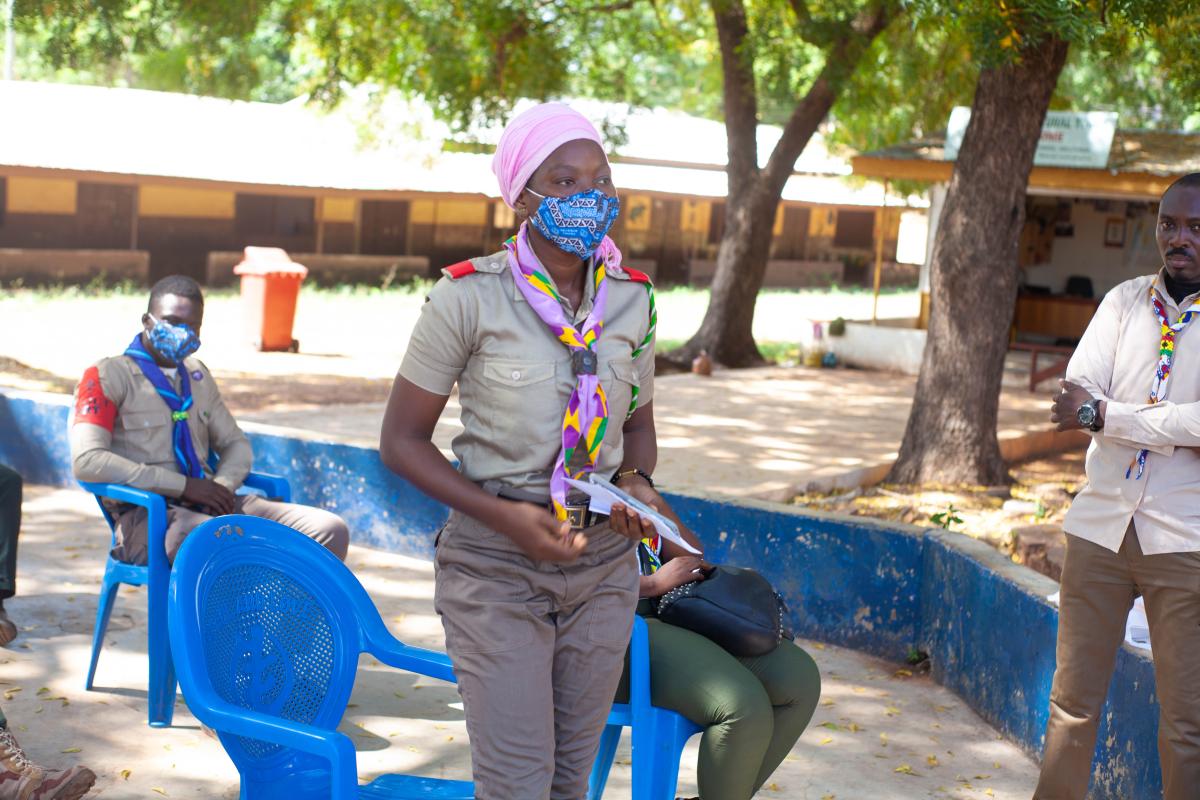 Mahama Hibba from Ghana Shares Her Experience with The Scouts Against Covid19 and Campaign for Electoral Peace Project