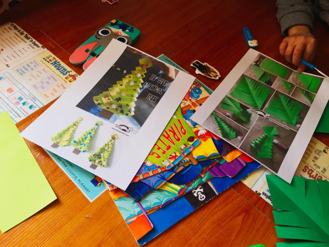 Scout meeting for spirit of Christmas