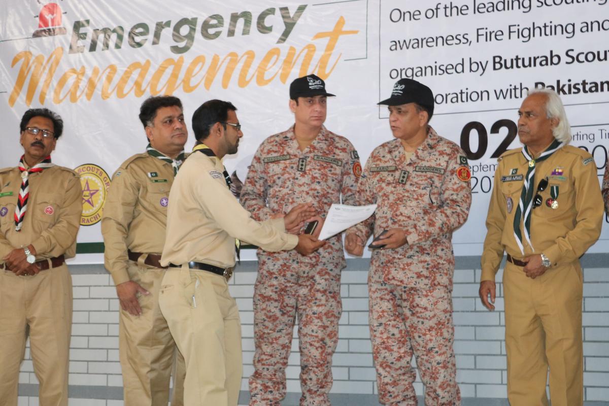 Appointed Honorary Spokesman of District Scout Commissioner of Karachi Open District Boy Scouts Association