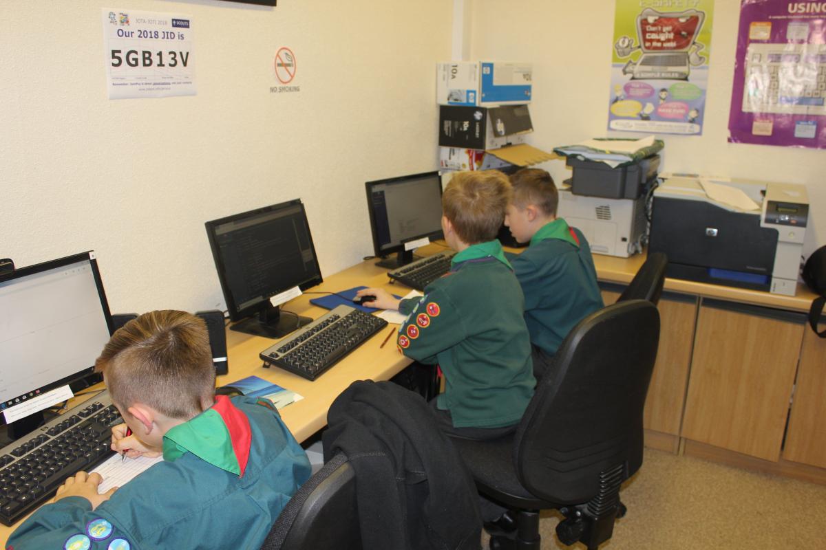 Joti at 1st Wallheath Scouts Continues today