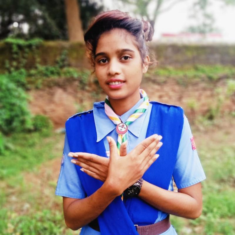 Celebrating the scouting sunrise day and scout scarf day #bsgindia #bsgNYF