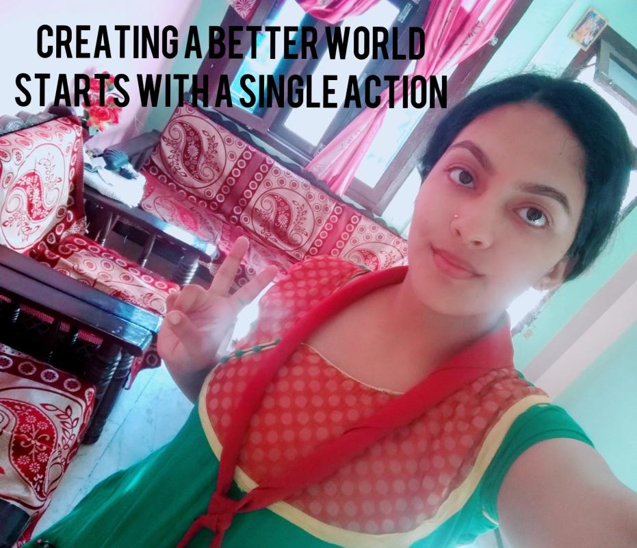 Take pledge to create better world with active people of community.