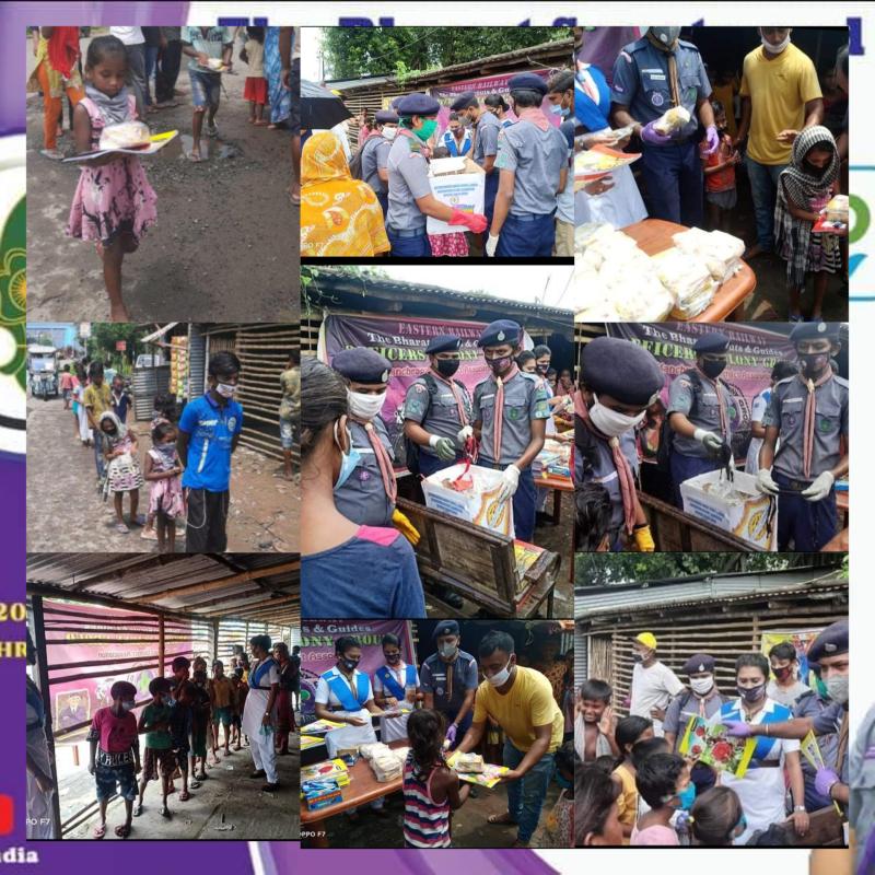 project on Food distribution drive and quality education.